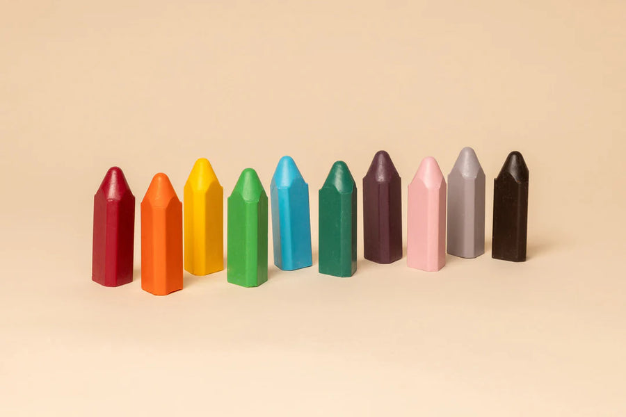 Bath Crayons Triangle 10 Pack