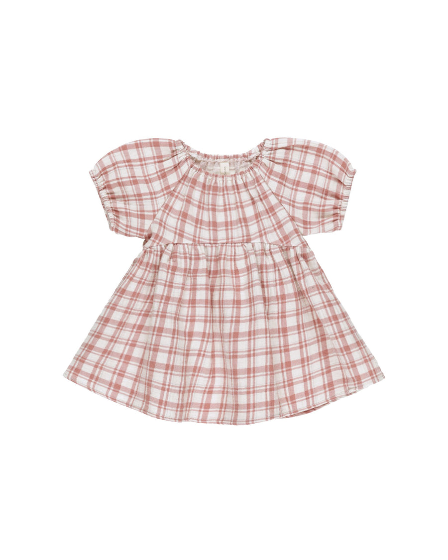 Bella Dress Pink Plaid