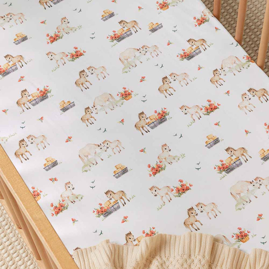 Pony Pals Cot Sheet