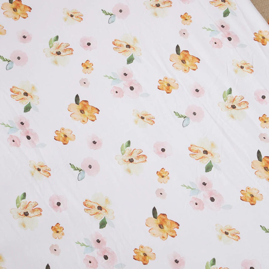 Poppy Cot Sheet