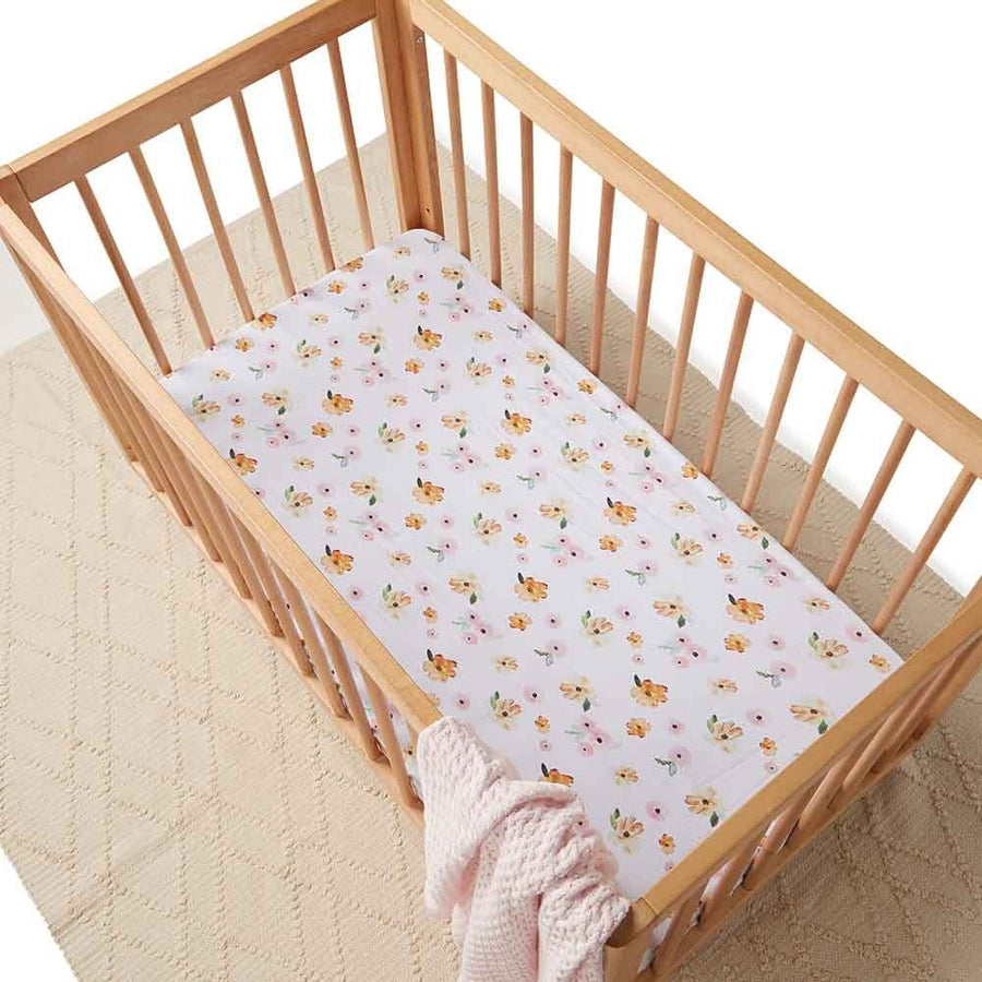 Poppy Cot Sheet