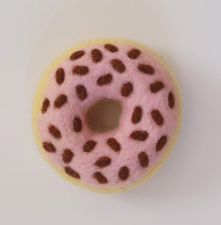 Pink With Choc Sprinkles Donut