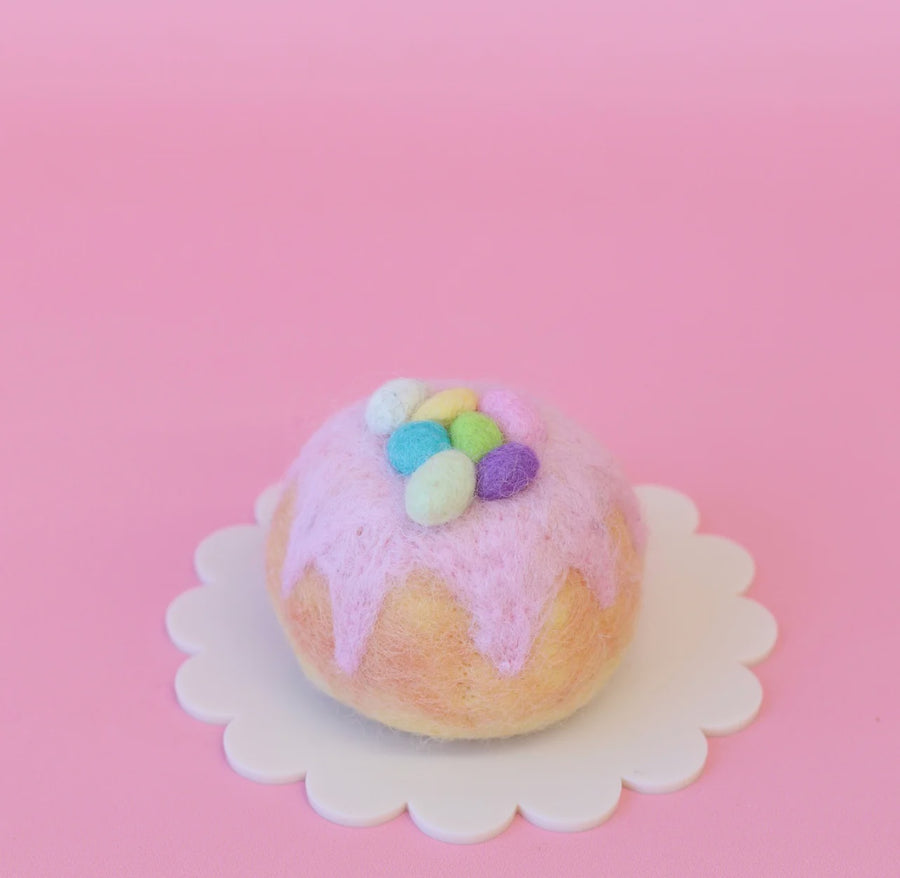 Easter Egg Sponge Cake - Pink