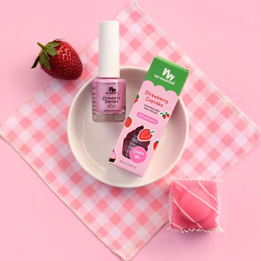 Scented Kids Polish Strawberry Cupcake