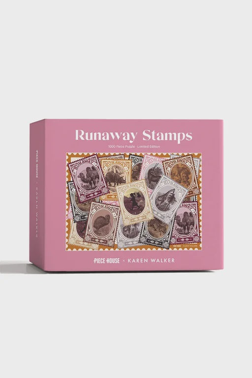 Runaway Stamps - 1000 Piece Puzzle - Limited Edition