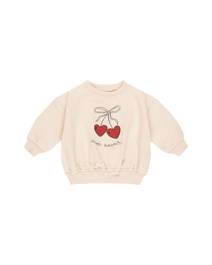 Relaxed Fleece Sweatshirt - Mon Amour