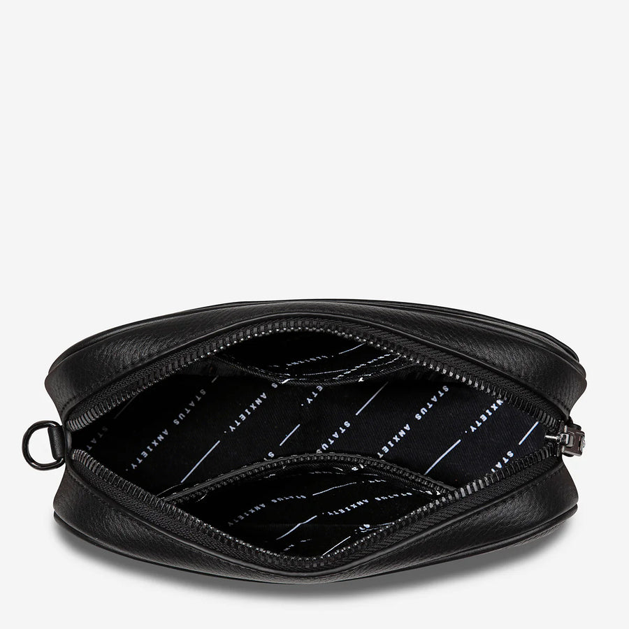 Plunder Bag With Webbed Strap - Black