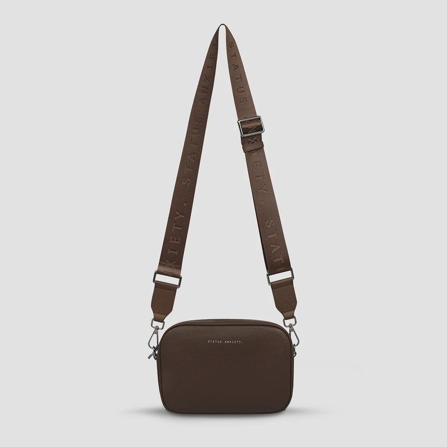 Plunder Bag With Webbed Strap - Cocoa