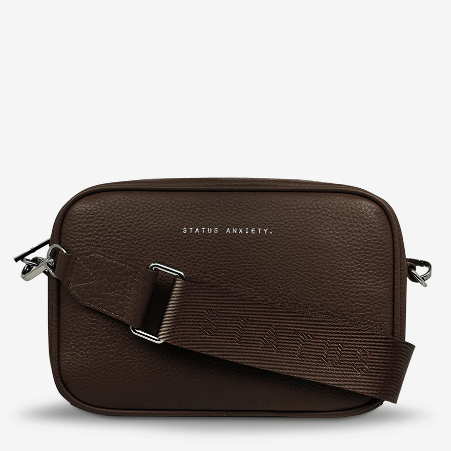 Plunder Bag With Webbed Strap - Cocoa