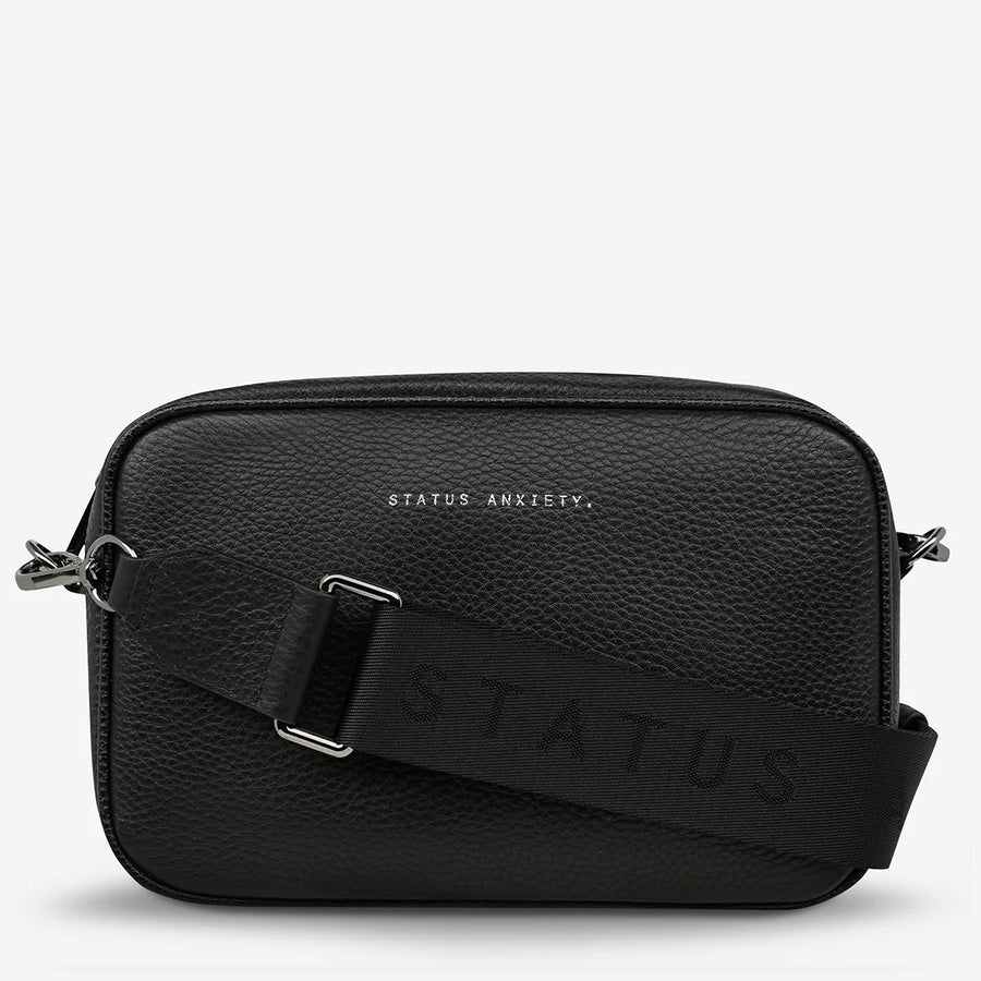 Plunder Bag With Webbed Strap - Black