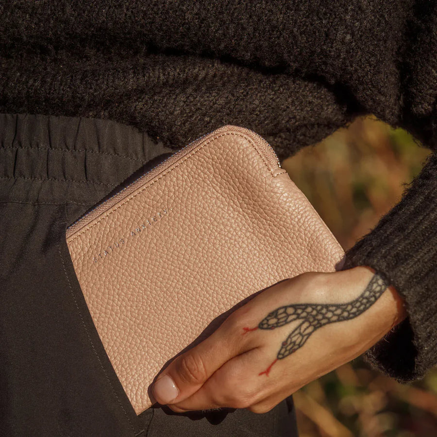 Smoke and Mirrors Wallet - Dusty Pink