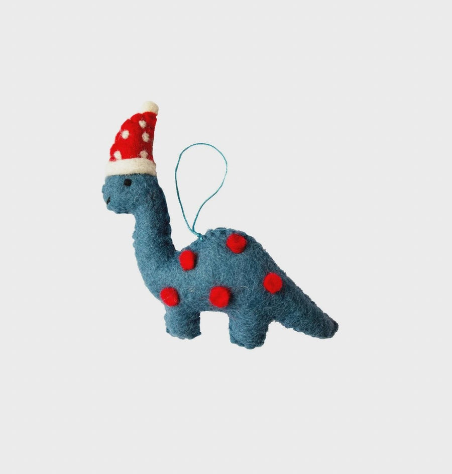 Pashom Christmas Decoration - Brachiosaurus w Hat