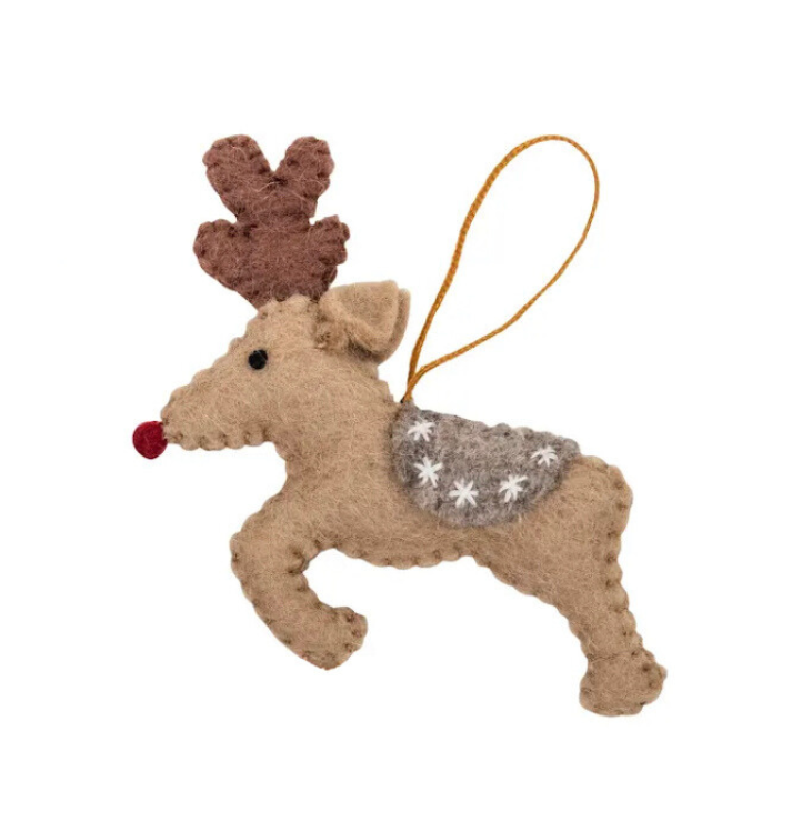 Pashom Christmas Decoration - Prancing Reindeer