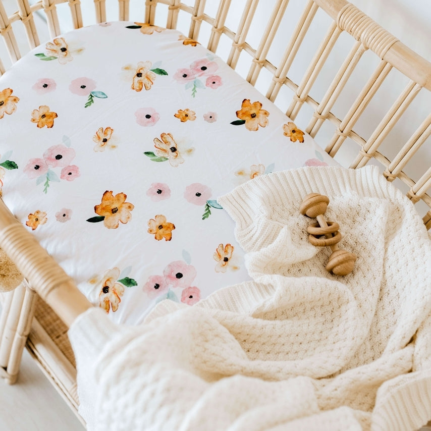 Poppy Bassinet Sheet