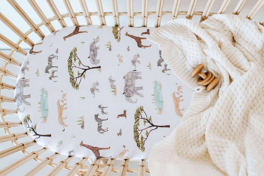 Safari Bassinet Sheet